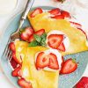 Strawberry Crepes With Cream Cheese diamond painting