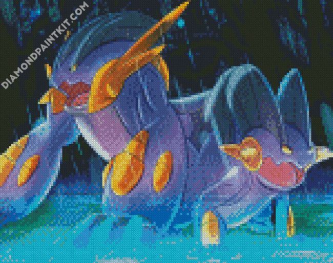 Swampert diamond painting