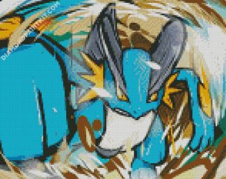 Swampert Art diamond painting