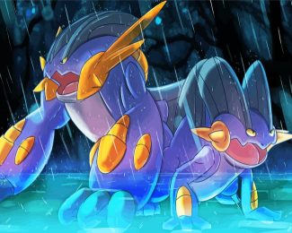 Swampert diamond painting