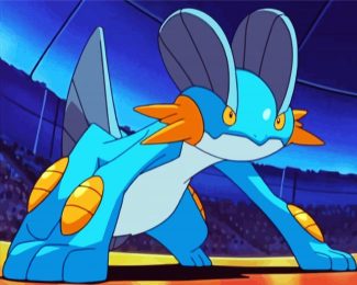 Swampert Pokemon Species diamond painting