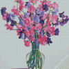 Sweetpea Illustration diamond painting