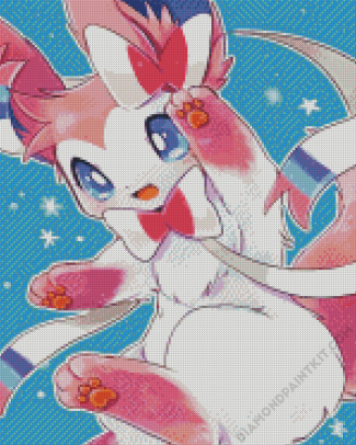 Sylveon Anime Illustration diamond painting