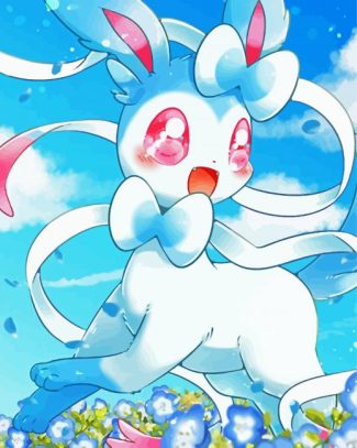 Sylveon diamond painting