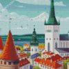 Tallinn City Estonia diamond painting