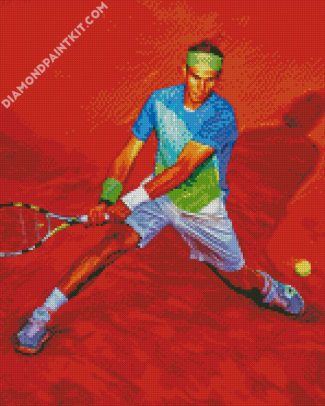 Tennis Player Nadal diamond painting