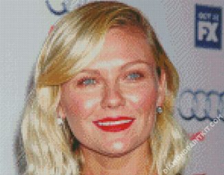 The Actress Kristen Dunst diamond painting