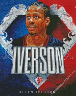 The Basketball Player Allen Iverson diamond painting