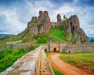 The Belogradchik Fortress Bulgaria diamond painting