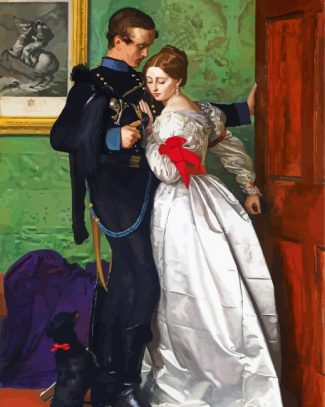 The Black Brunswicker By John Everett Millais diamond painting