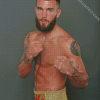 The Boxer Caleb Plant diamond painting