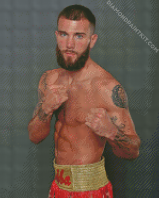 The Boxer Caleb Plant diamond painting