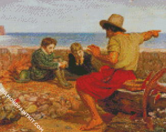 The Boyhood Of Raleigh By John Everett Millais diamond painting