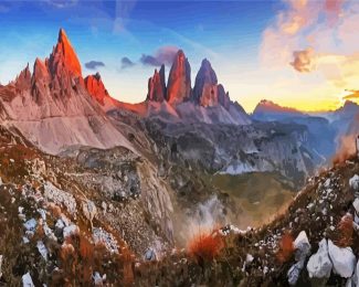 The Dolomites Alps diamond painting