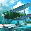 The Military Seaplane diamond painting