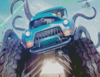 The Monster Trucks diamond painting