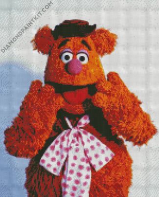 The Muppet Fozzie Bear diamond painting