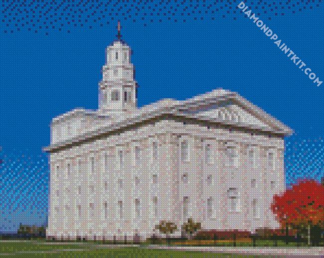 The Nauvoo Illinois Temple diamond painting