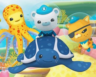 The Octonauts Animation Characters diamond painting