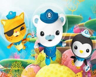 The Octonauts Captain Barnacles And Friends diamond painting