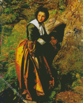 The Proscribed Royalist 1651 By John Everett Millais diamond painting