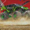 The Race Monster Truck diamond painting