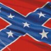 The Rebel flag diamond painting