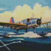 The Seaplane diamond painting