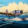 The Seaplane diamond painting