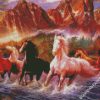 The Seven Horses Art diamond painting