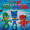 The Superheroes Pj Masks diamond painting