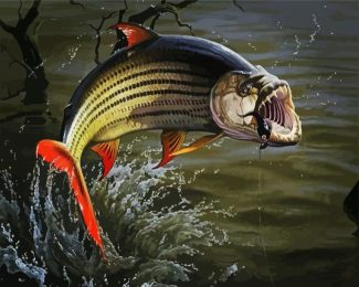 The Tigerfish diamond painting