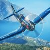 The Vought F4U Corsair diamond painting