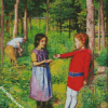 The Woodman's Daughter By John Everett Millais diamond painting