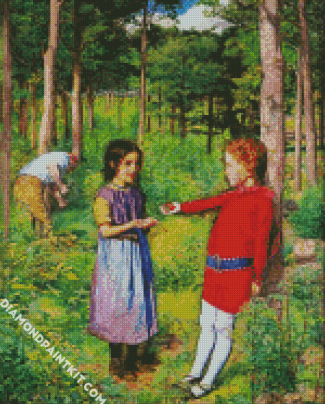 The Woodman's Daughter By John Everett Millais diamond painting