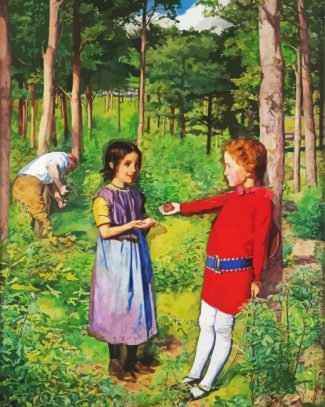 The Woodman's Daughter By John Everett Millais diamond painting