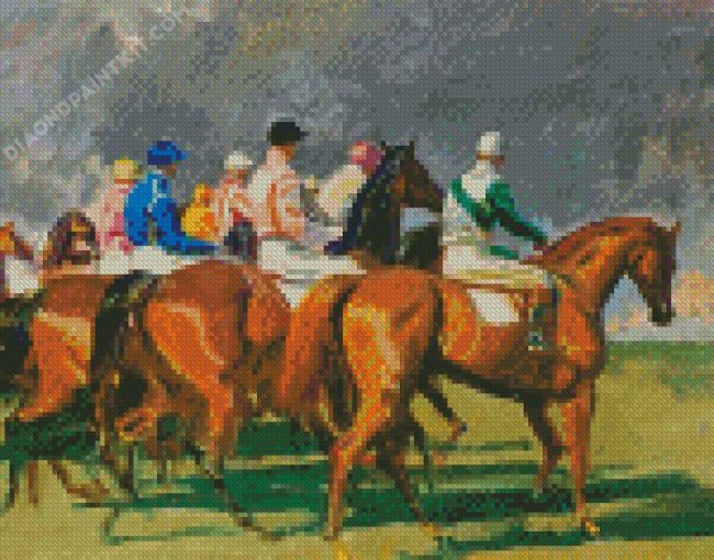 The Equestrians Art diamond painting