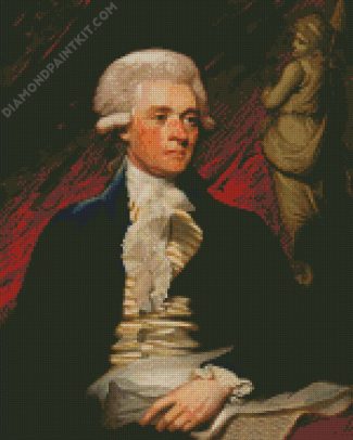 Thomas Jefferson diamond painting