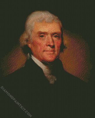 Thomas Jefferson Portrait diamond painting