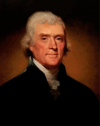 Thomas Jefferson Portrait diamond painting