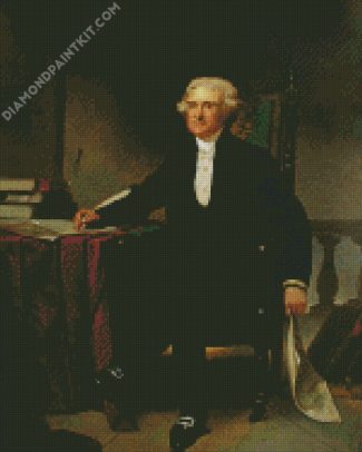 Thomas Jefferson President diamond painting