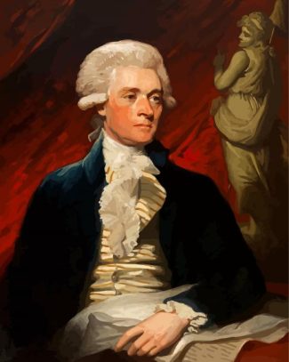 Thomas Jefferson diamond painting