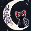 To The Moon And Back Jiji Cat diamond painting