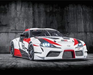 Toyota GR Supra diamond painting