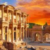 Turkey Izmir Celsus Library diamond painting