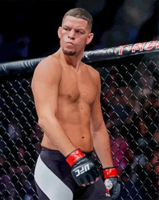 UFC Nate Diaz diamond painting