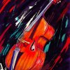 Upright Bass Art diamond painting