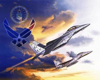 Us Air Force Aircrafts diamond painting