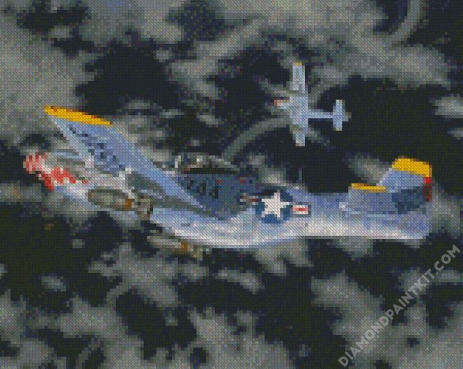 Us Air Forse Plane diamond painting