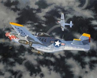 Us Air Forse Plane diamond painting